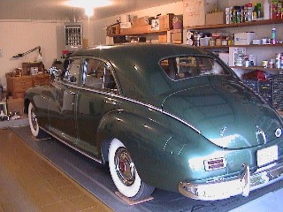 Eldon Huston's 1947 Packard in pristine condition, photo by Roland 
Blanks