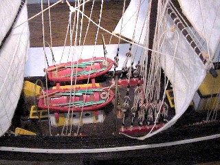 Close-Up view of Jake's Sailing Vessel, 
Photo by Roland Blanks