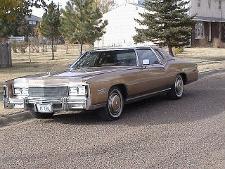 Front View of Bill's 1977 Cadillac, Photo by Roland Blanks