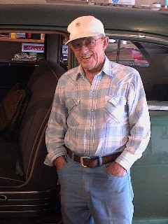 Owner/Collector of 1947 Packard, Eldon Huston, Photo by Roland Blanks