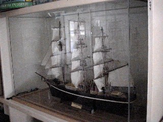 Example of Ship Building 
Hobby of Jake Crounse, Photo by Roland Blanks