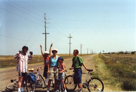 Riders Happy at Finish, 
Photo by Lisa Dunning