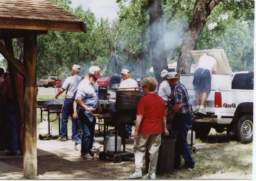 St. Marie Residents at June 2000 VFW Picnic, Photo by Lisa Dunning